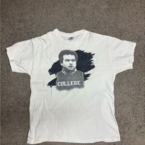 Delta White College Graphic Tee